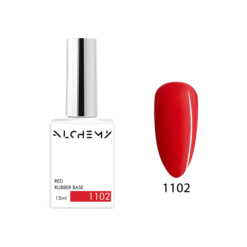 Red Rubber Base 1102 (medium), 15ml - AlchemyCosmetics